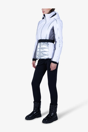 Taillierte Skijacke mit Gürtel 04