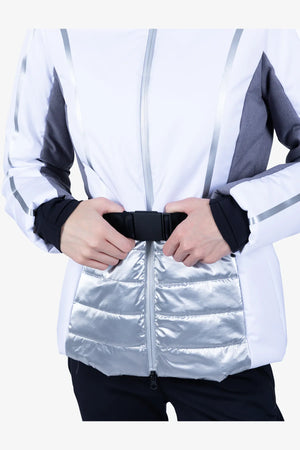 Taillierte Skijacke mit Gürtel 07