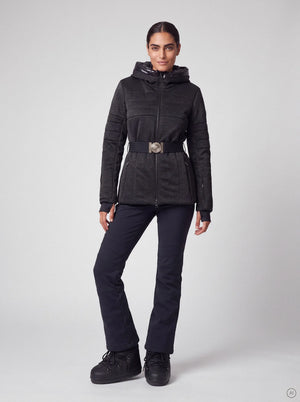 Skijacke mit Gürtel 03