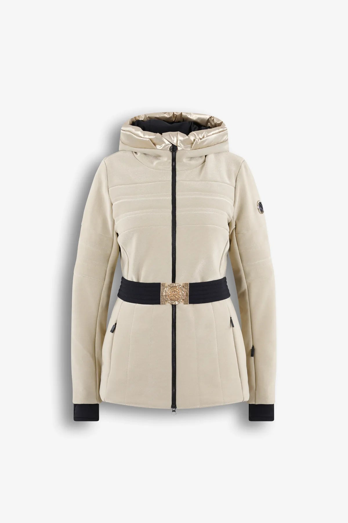 Skijacke mit Gürtel 01