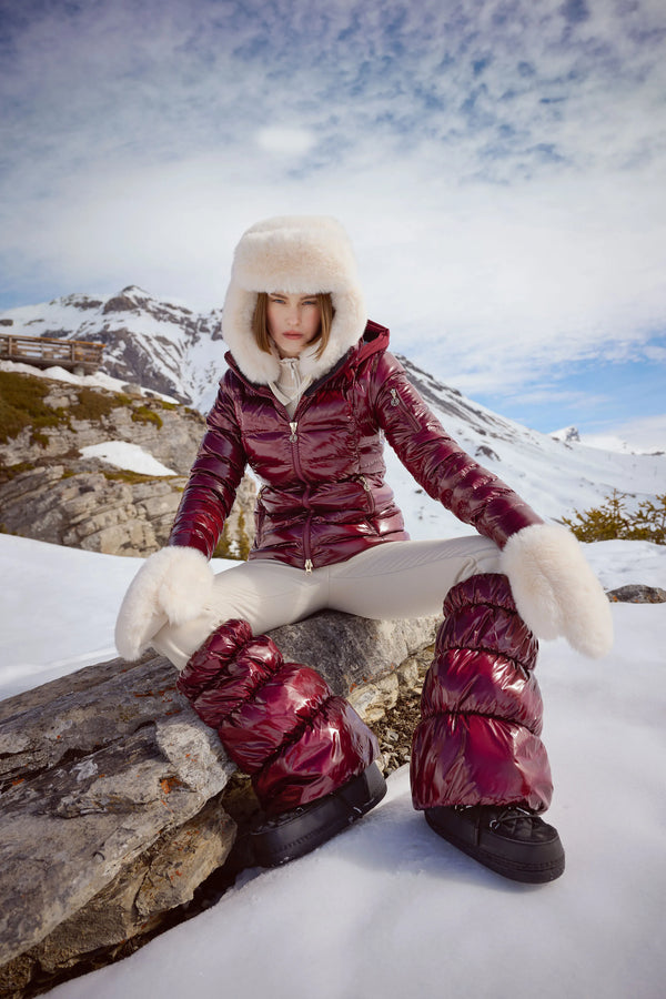 Skijacke mit Metallic-Effekt 09
