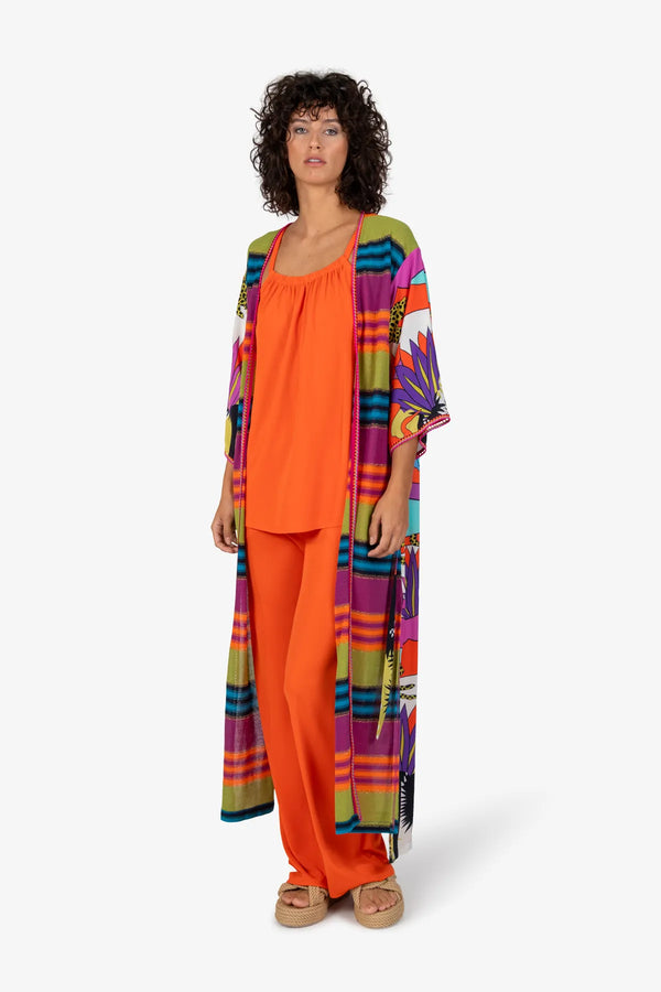 Kaftan mit verkürztem Ärmel 02