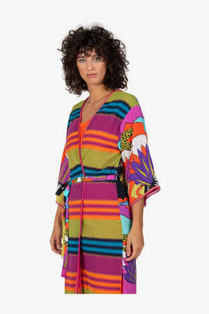 Kaftan mit verkürztem Ärmel 05