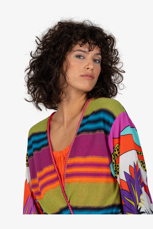 Kaftan mit verkürztem Ärmel 07