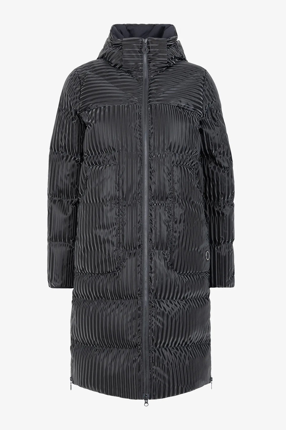 Daunenmantel aus Fancy-Nylon 01