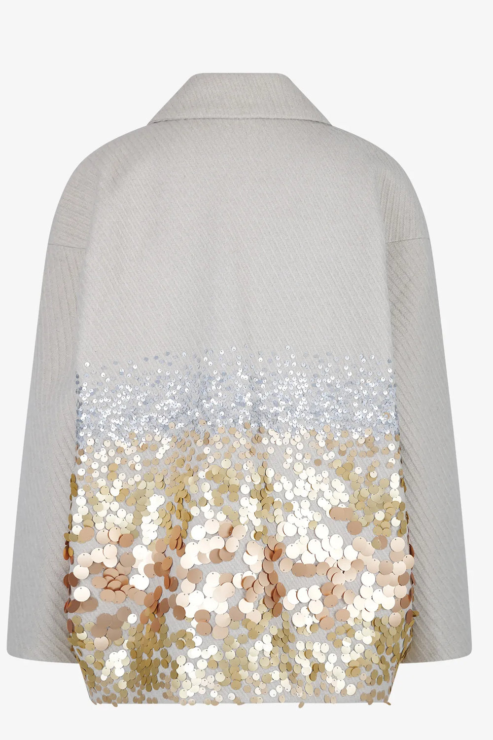 Oversized-Mantel mit Pailletten-Deko 01