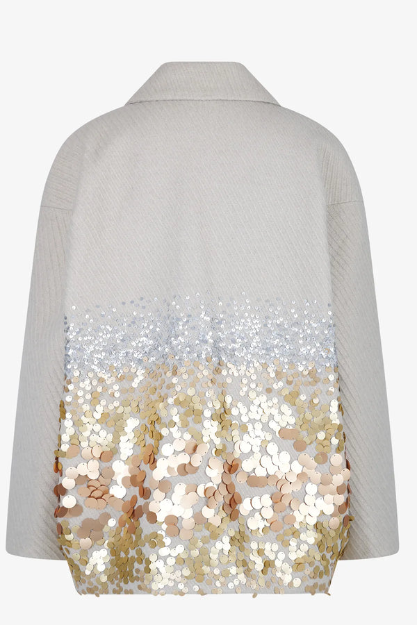Oversized-Mantel mit Pailletten-Deko 02