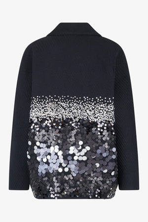Oversized-Mantel mit Pailletten-Deko 02