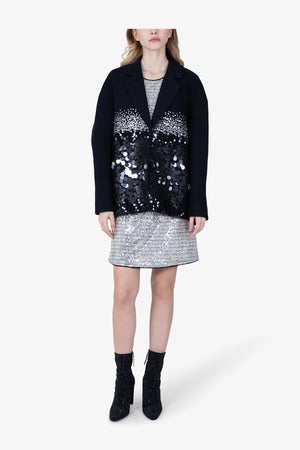 Oversized-Mantel mit Pailletten-Deko 03