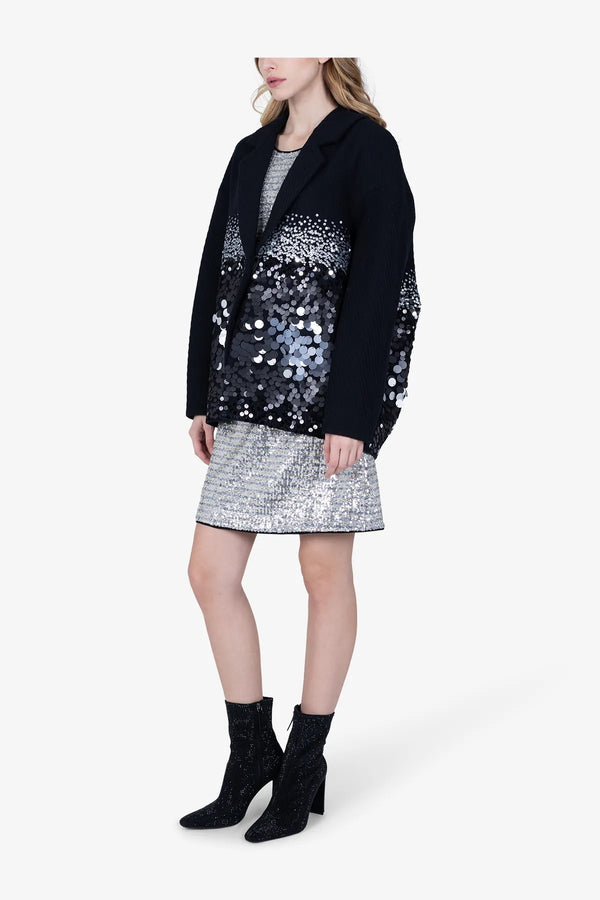 Oversized-Mantel mit Pailletten-Deko 04