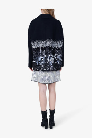 Oversized-Mantel mit Pailletten-Deko 05