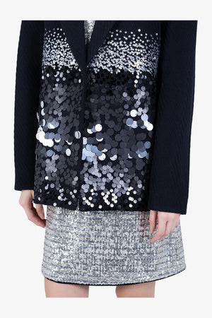 Oversized-Mantel mit Pailletten-Deko 07