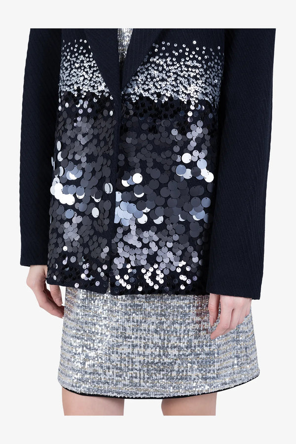 Oversized-Mantel mit Pailletten-Deko 07