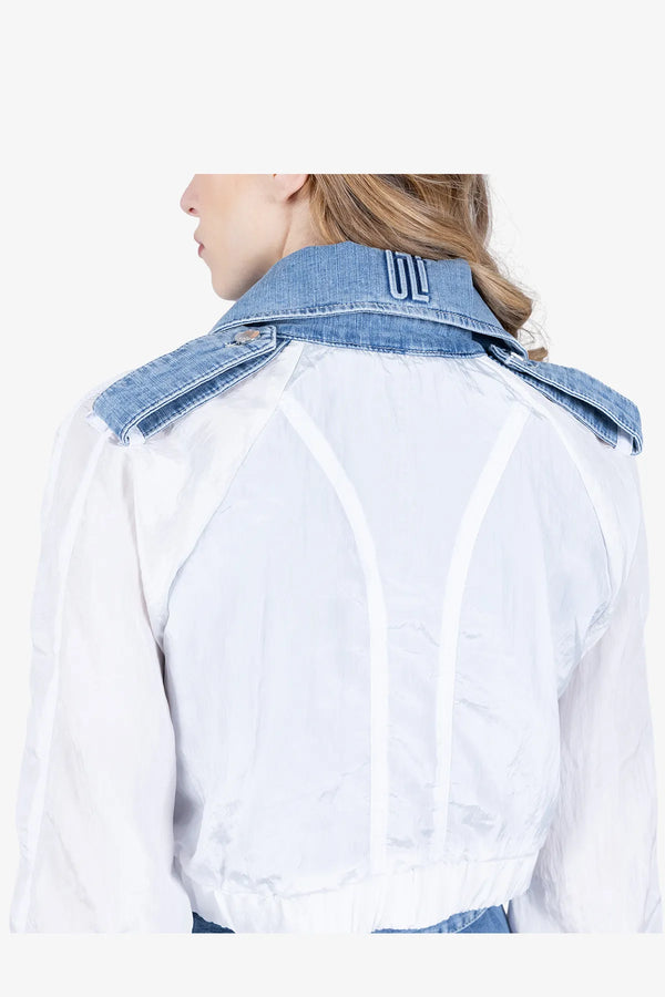 Trenchcoat im modernen Materialmix 07