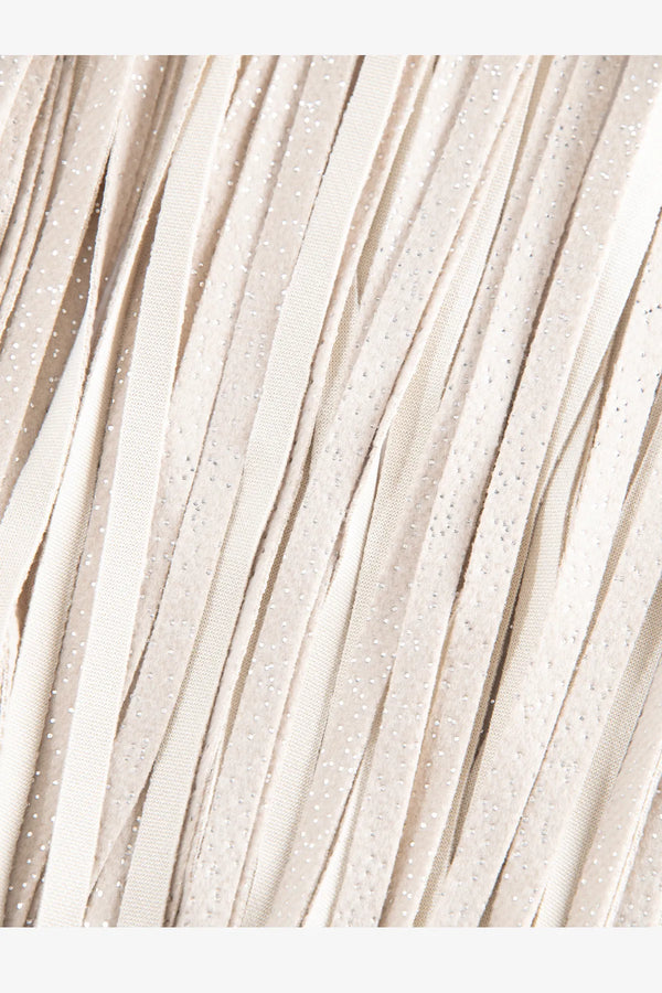 Wollmantel mit Fransendetail 10