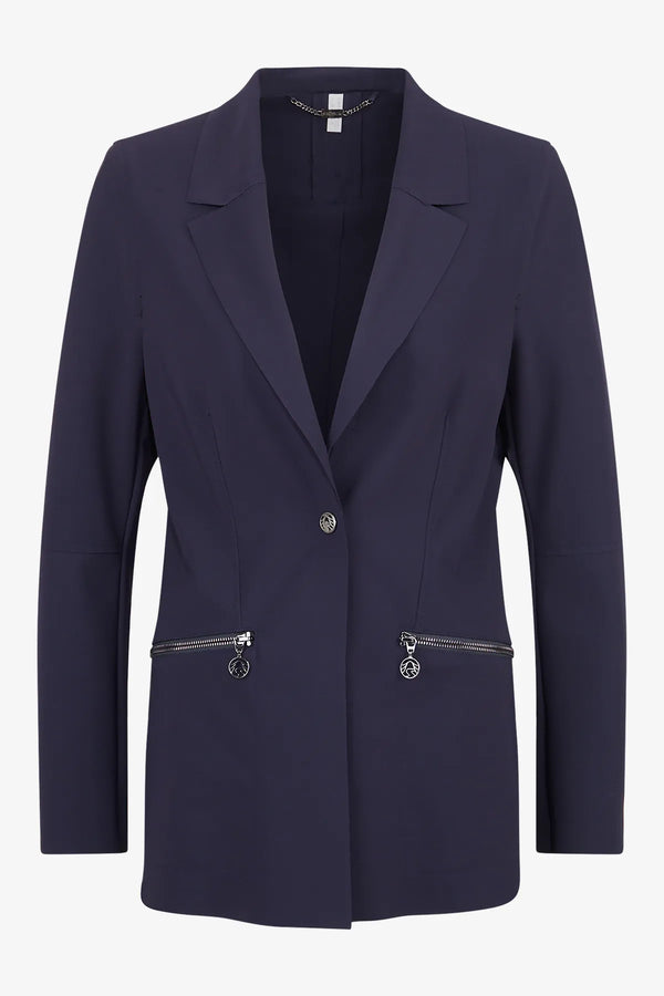 Long-Blazer mit Reverskragen 01