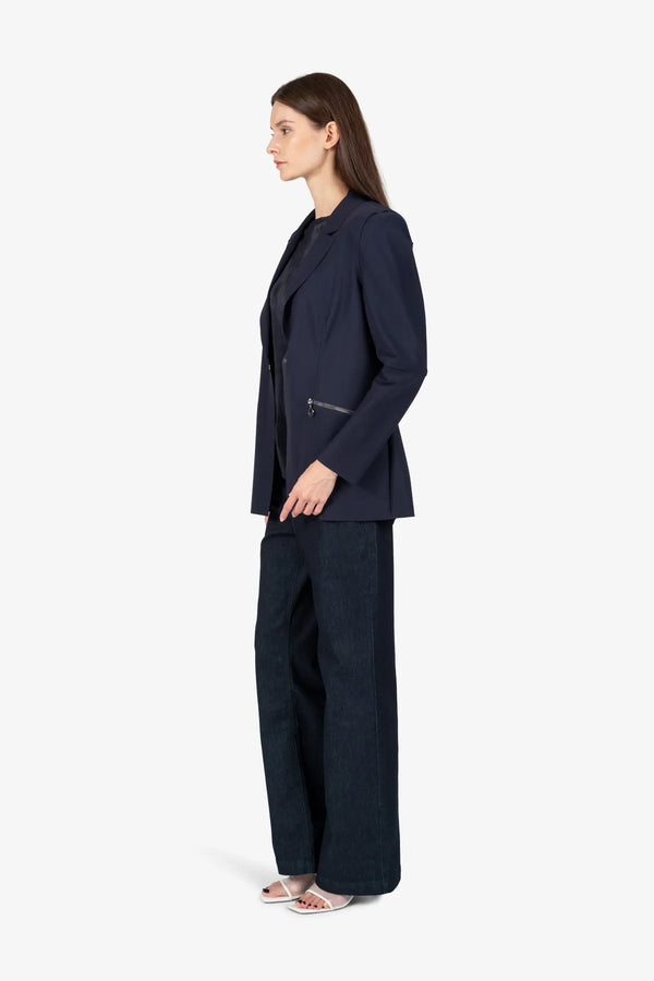 Long-Blazer mit Reverskragen 03