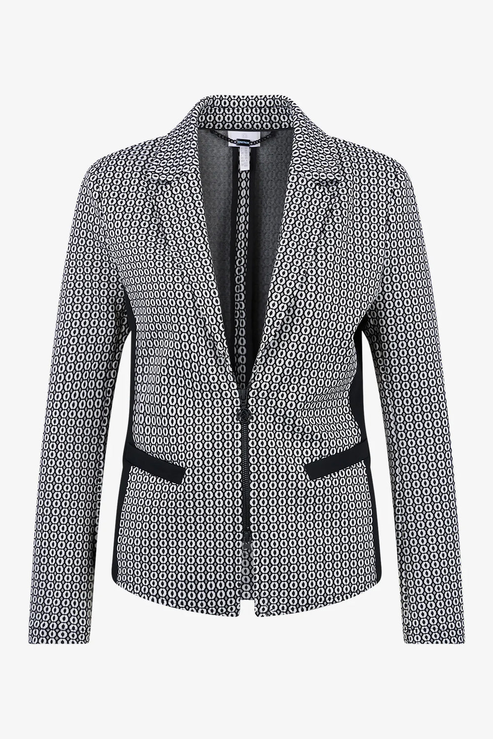 Blazer mit Jacquard-Dessin 01