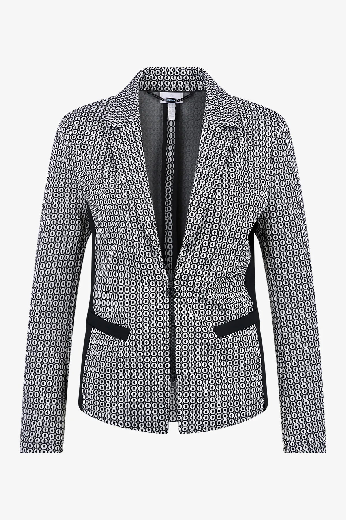 Blazer mit Jacquard-Dessin 01