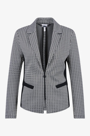 Blazer mit Jacquard-Dessin 01