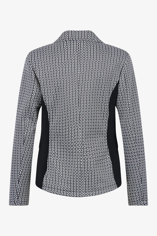 Blazer mit Jacquard-Dessin 02