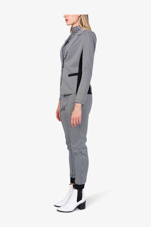 Blazer mit Jacquard-Dessin 04