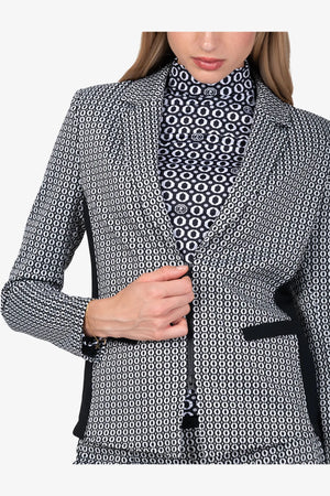 Blazer mit Jacquard-Dessin 06