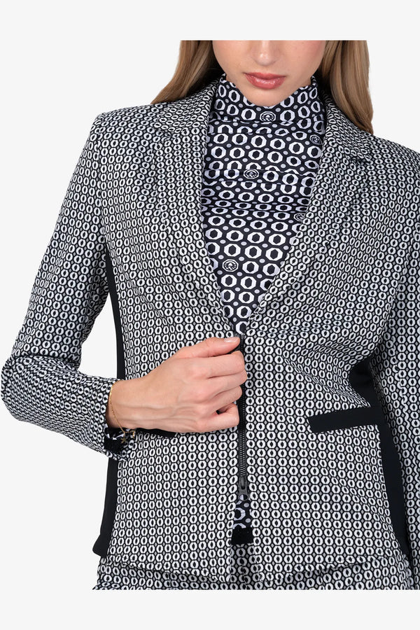 Blazer mit Jacquard-Dessin 06