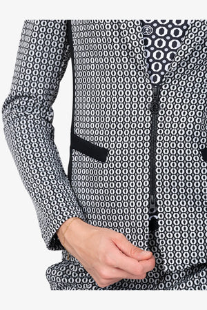Blazer mit Jacquard-Dessin 07