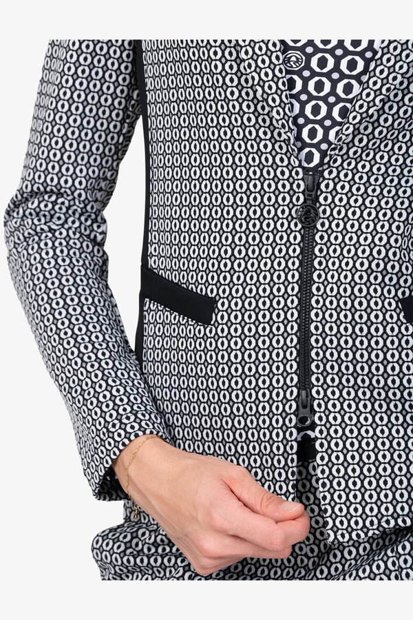 Blazer mit Jacquard-Dessin 07