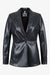Sportiver Blazer aus Kunstleder 01