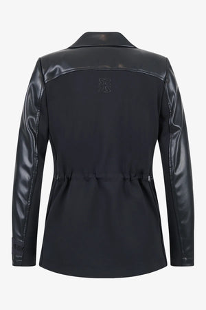 Sportiver Blazer aus Kunstleder 02
