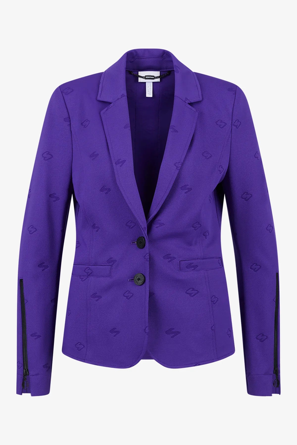 Blazer mit Monogramm-Jacquard 01
