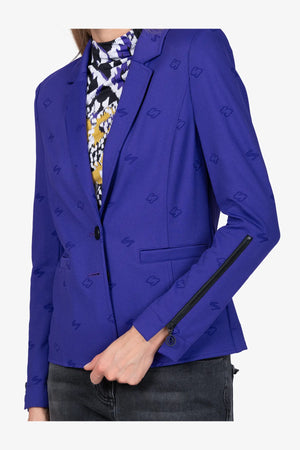 Blazer mit Monogramm-Jacquard 06