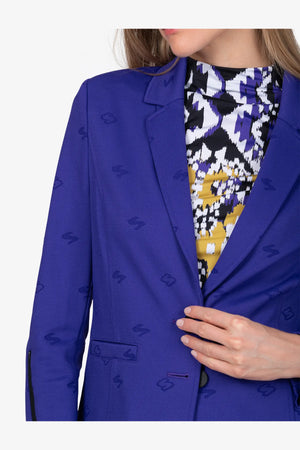 Blazer mit Monogramm-Jacquard 07