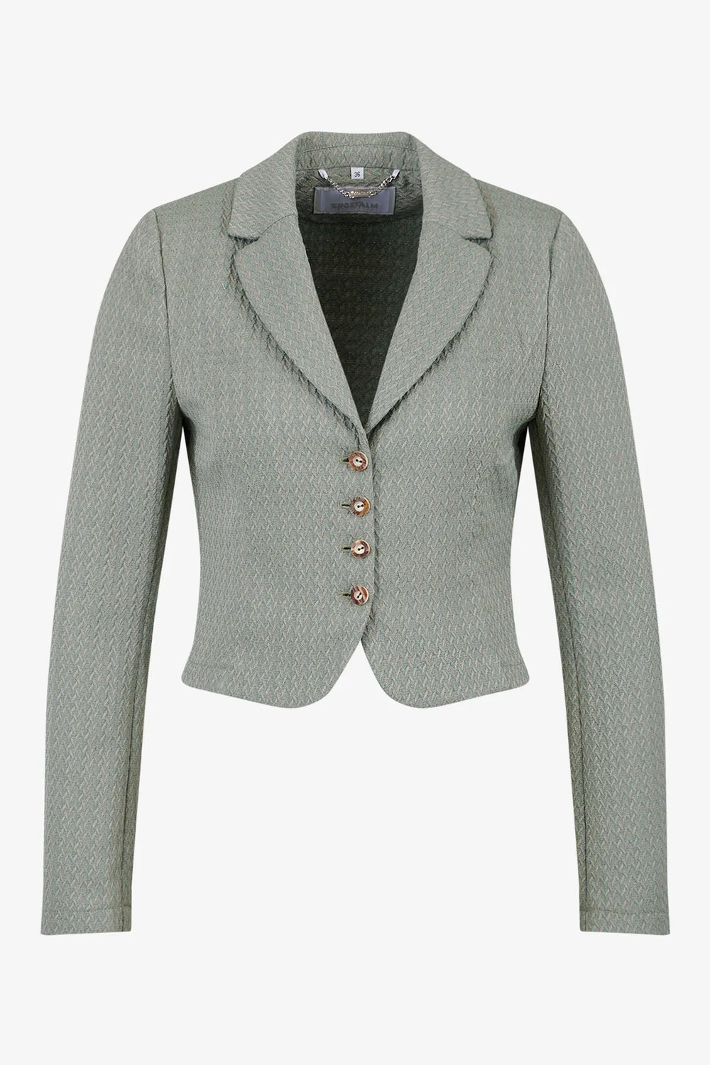 Taillierte Jacke in Strickoptik 01