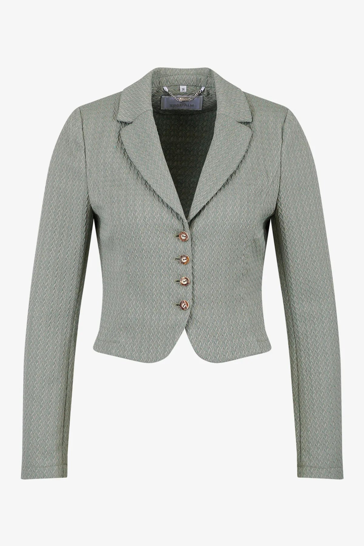 Taillierte Jacke in Strickoptik 01