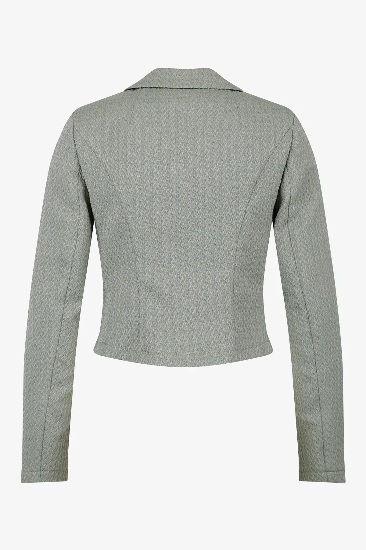 Taillierte Jacke in Strickoptik 02