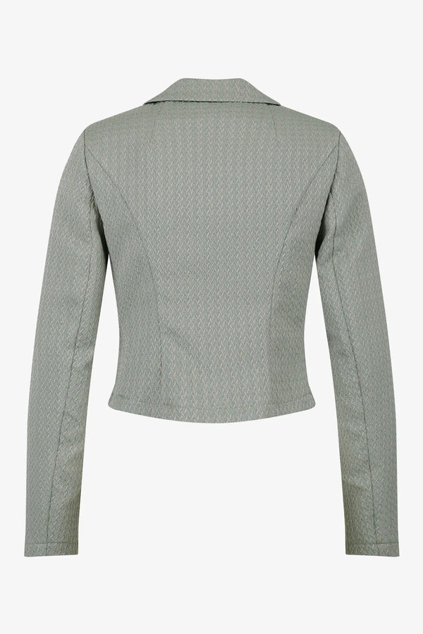 Taillierte Jacke in Strickoptik 02