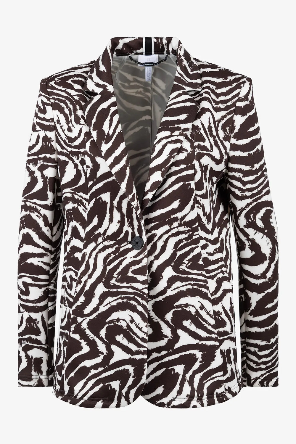 Lässiger Blazer mit Zebra-Design 01