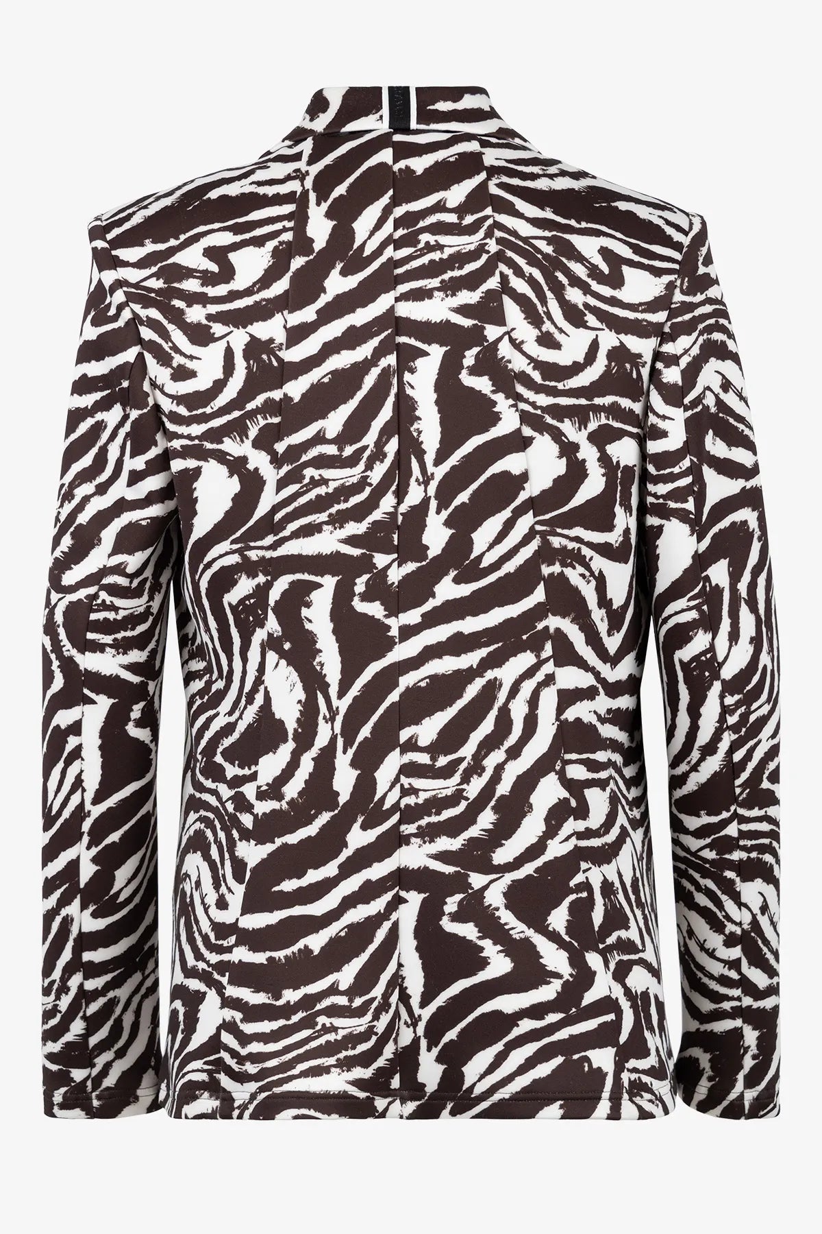 Lässiger Blazer mit Zebra-Design 02