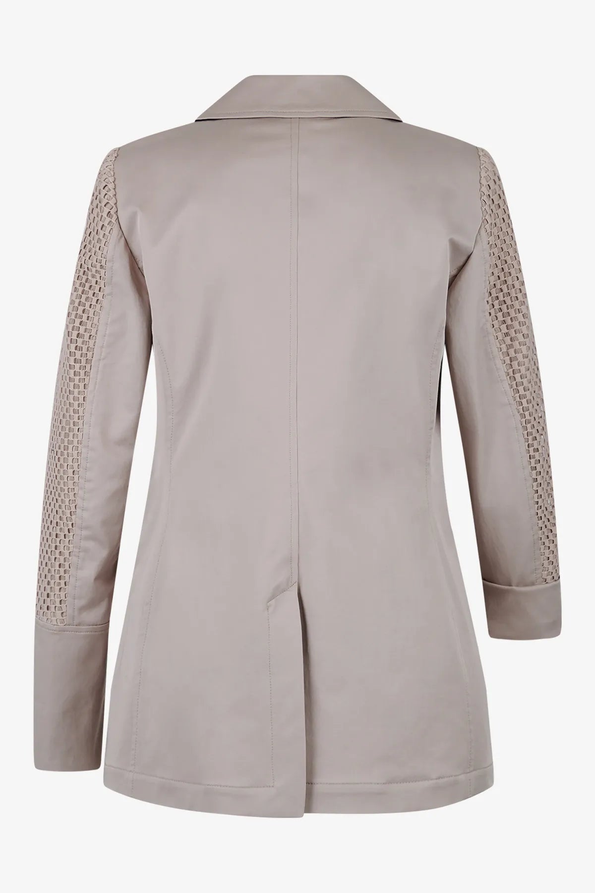 Sportiver Blazer aus Materialmix 02