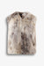 Edle Weste mit tie-dye fake fur 01