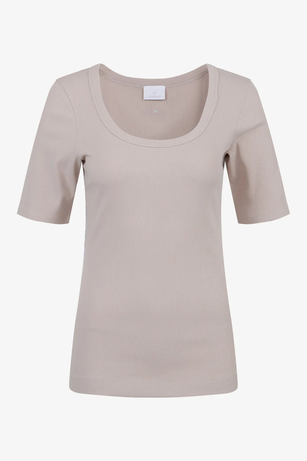 Kurzarmshirt aus feiner Baumwolle 01