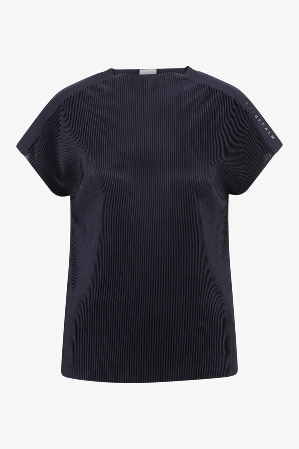 Kurzarm-Shirt mit Stehkragen 01
