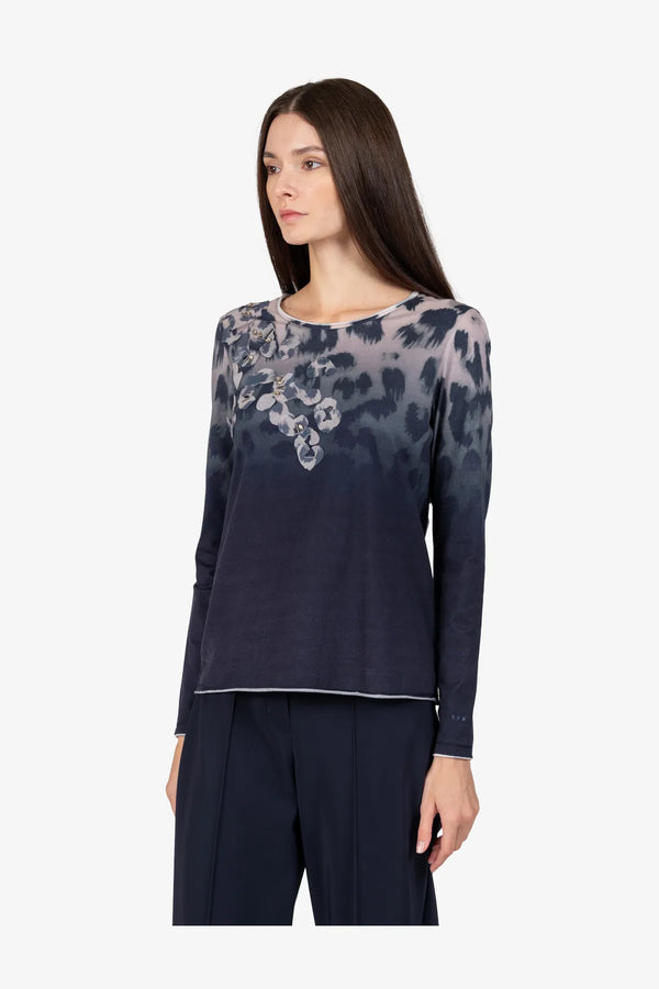 Langarm-Shirt mit Rundhalsausschnitt 05