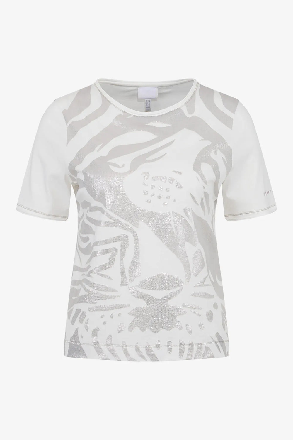 Kurzarm-Shirt mit Rundhalsausschnitt 01