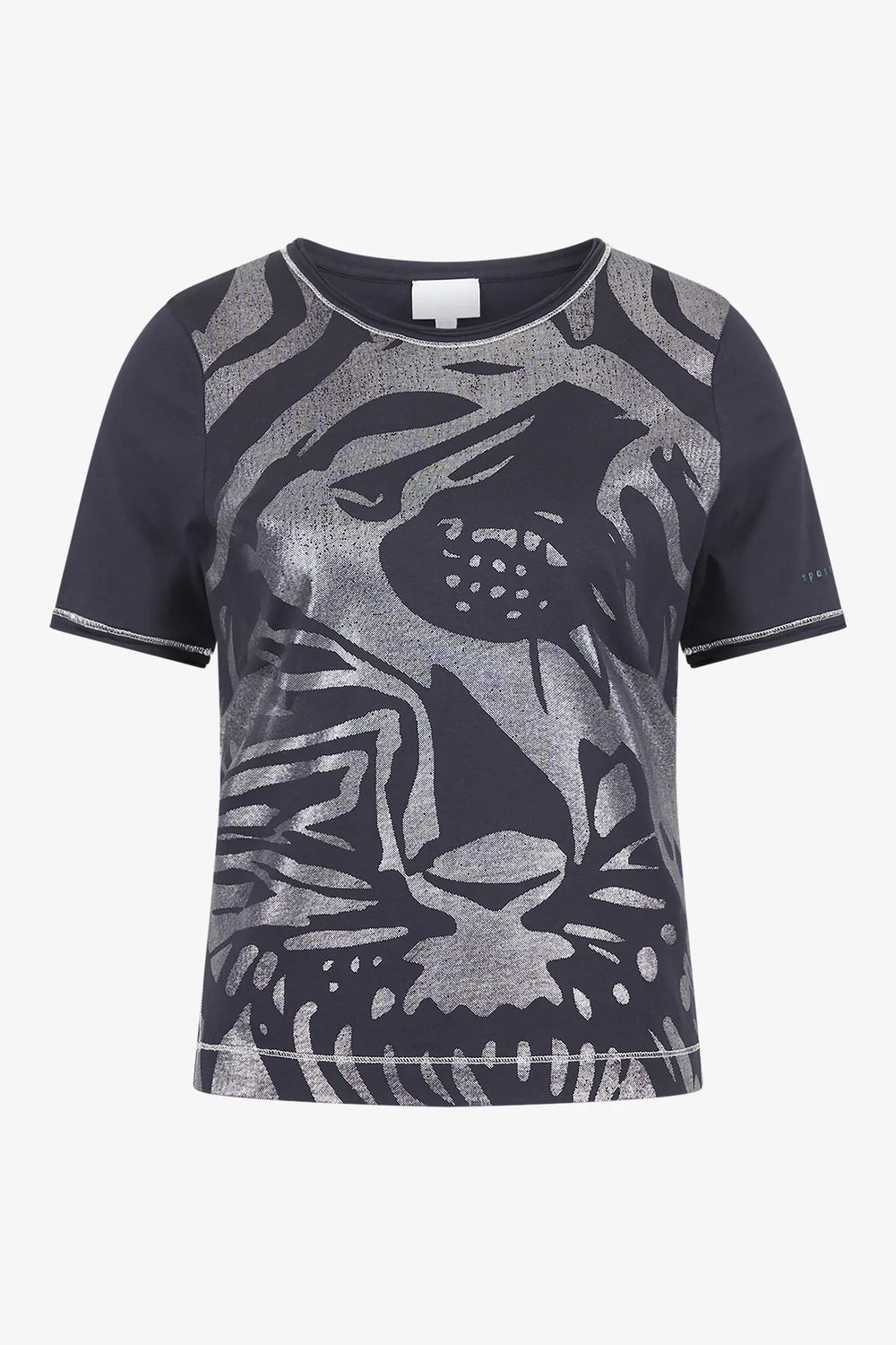 Kurzarm-Shirt mit Rundhalsausschnitt 01