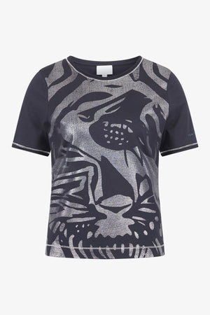 Kurzarm-Shirt mit Rundhalsausschnitt 01