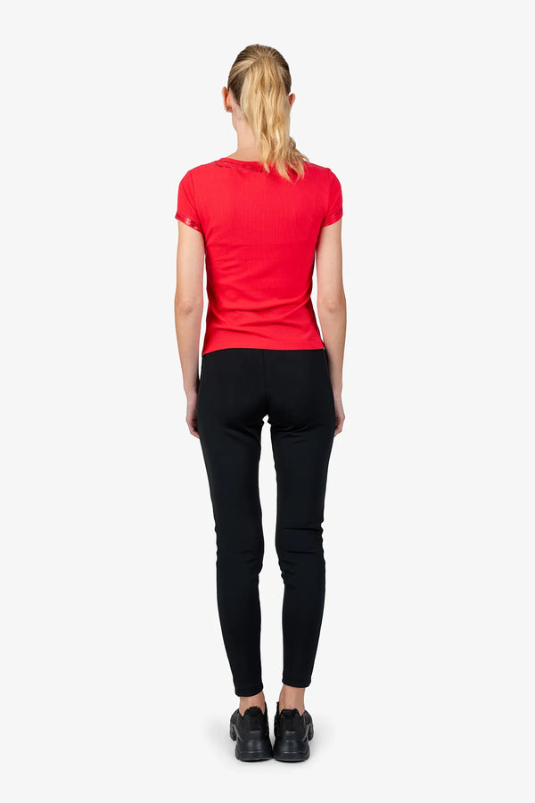 Kurzarm-Shirt mit Rundhalsausschnitt 04